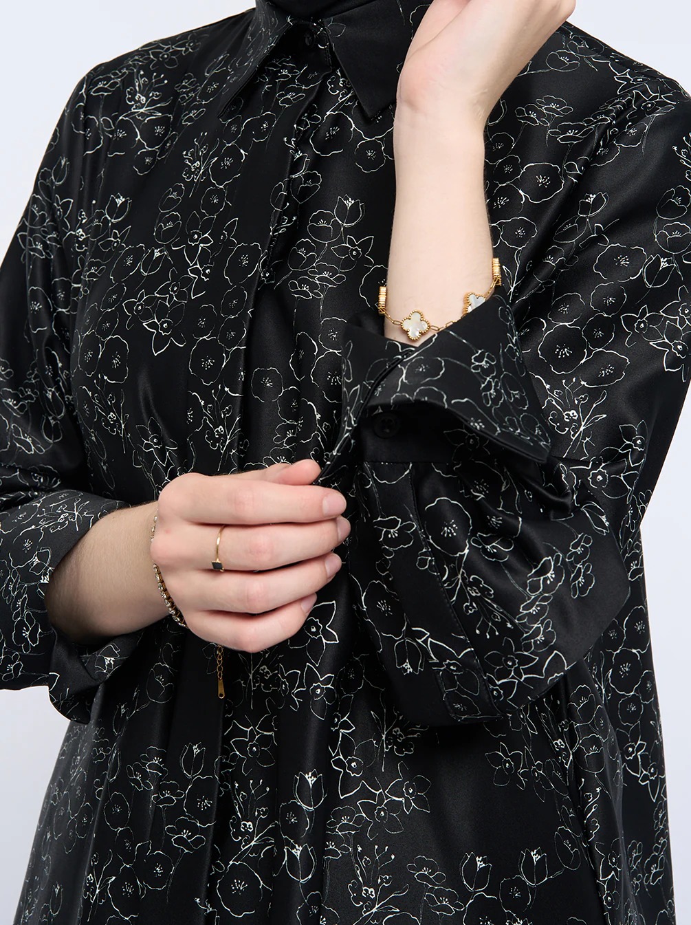 KALUNA GATHERED SLEEVE TOP - KAMI