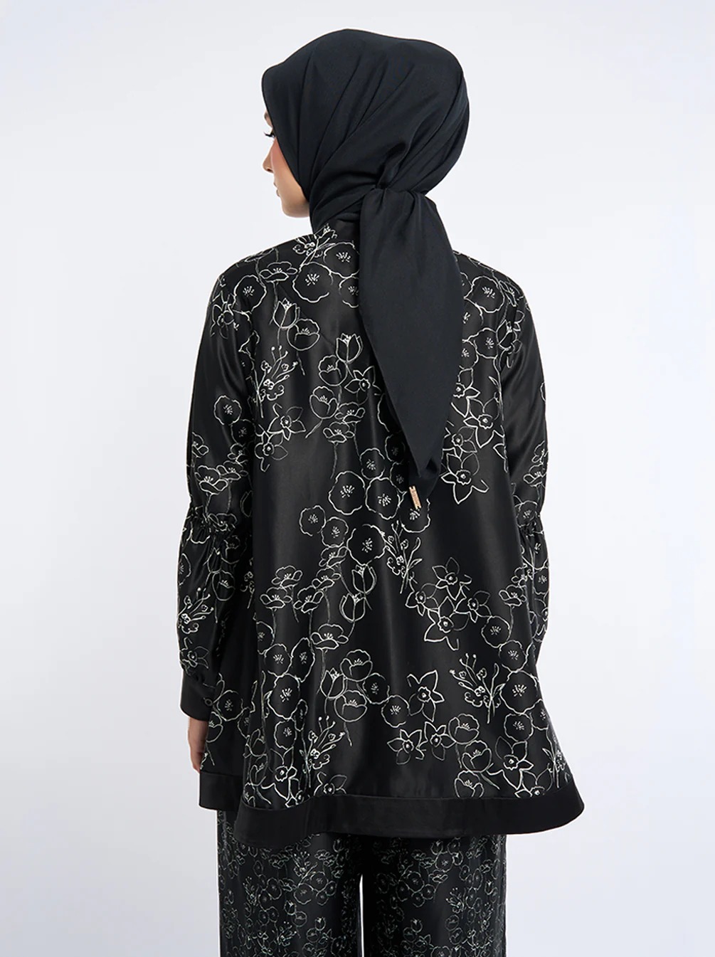 KALUNA GATHERED SLEEVE TOP - KAMI
