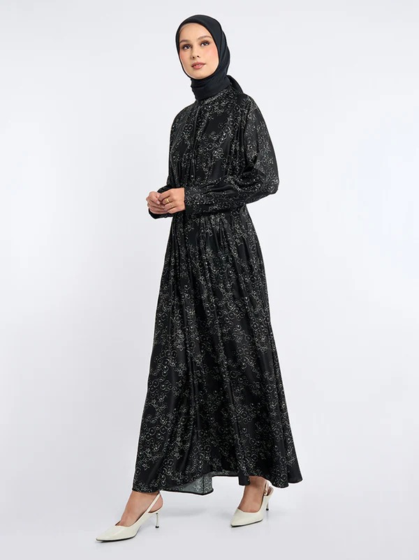 LIANA PLEATED DRESS - KAMI