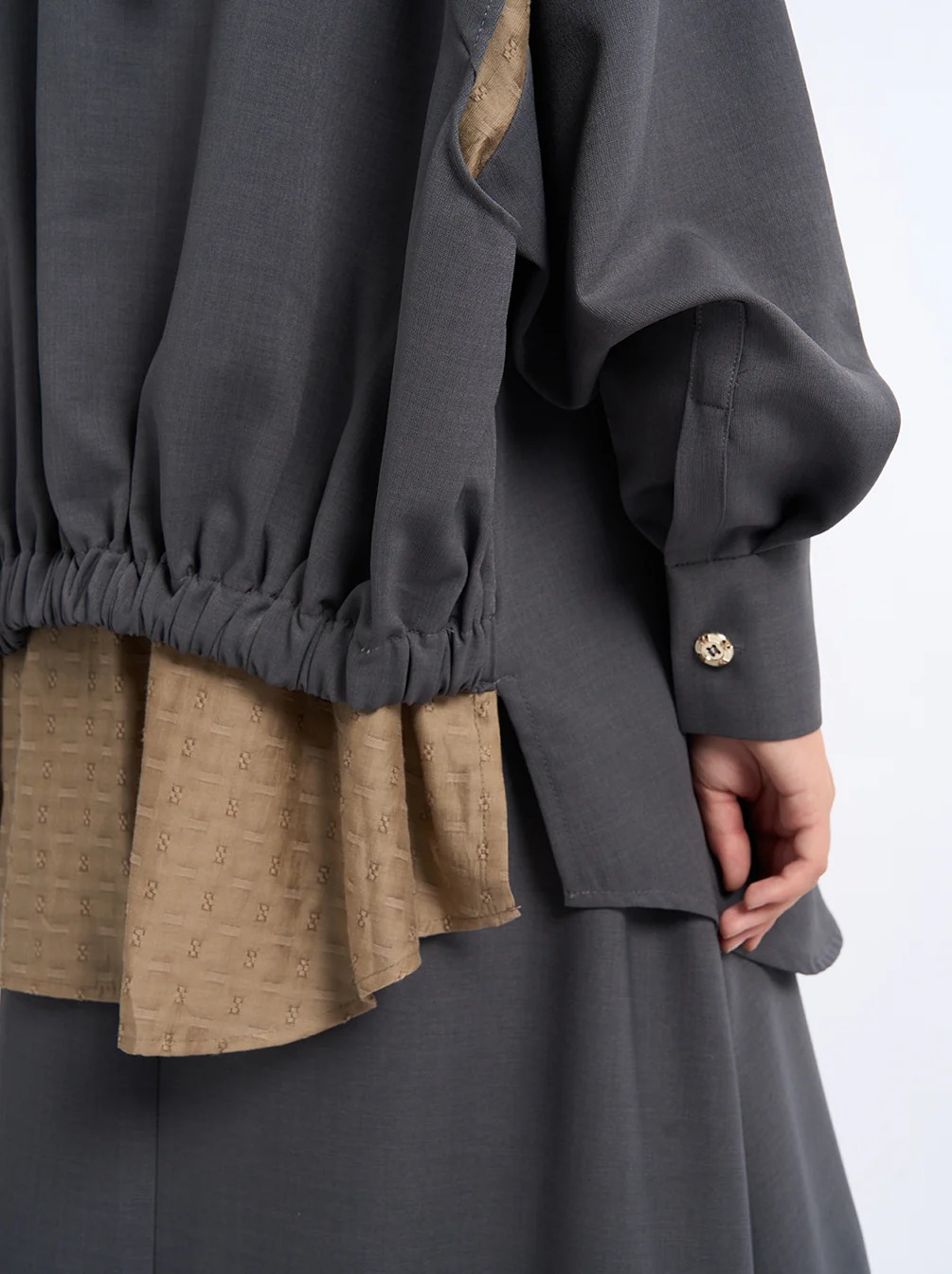 JENAR EMBROIDERY COLLAR SHIRT - KAMI
