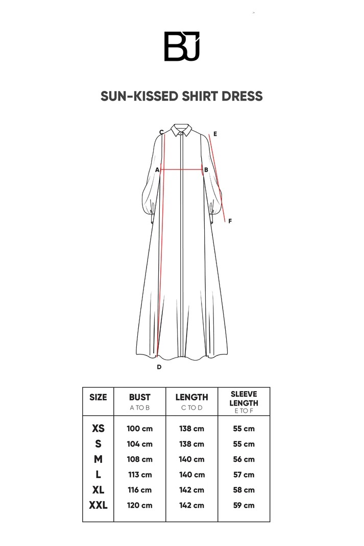 SUN-KISSED SHIRT DRESS - BENANG JARUM