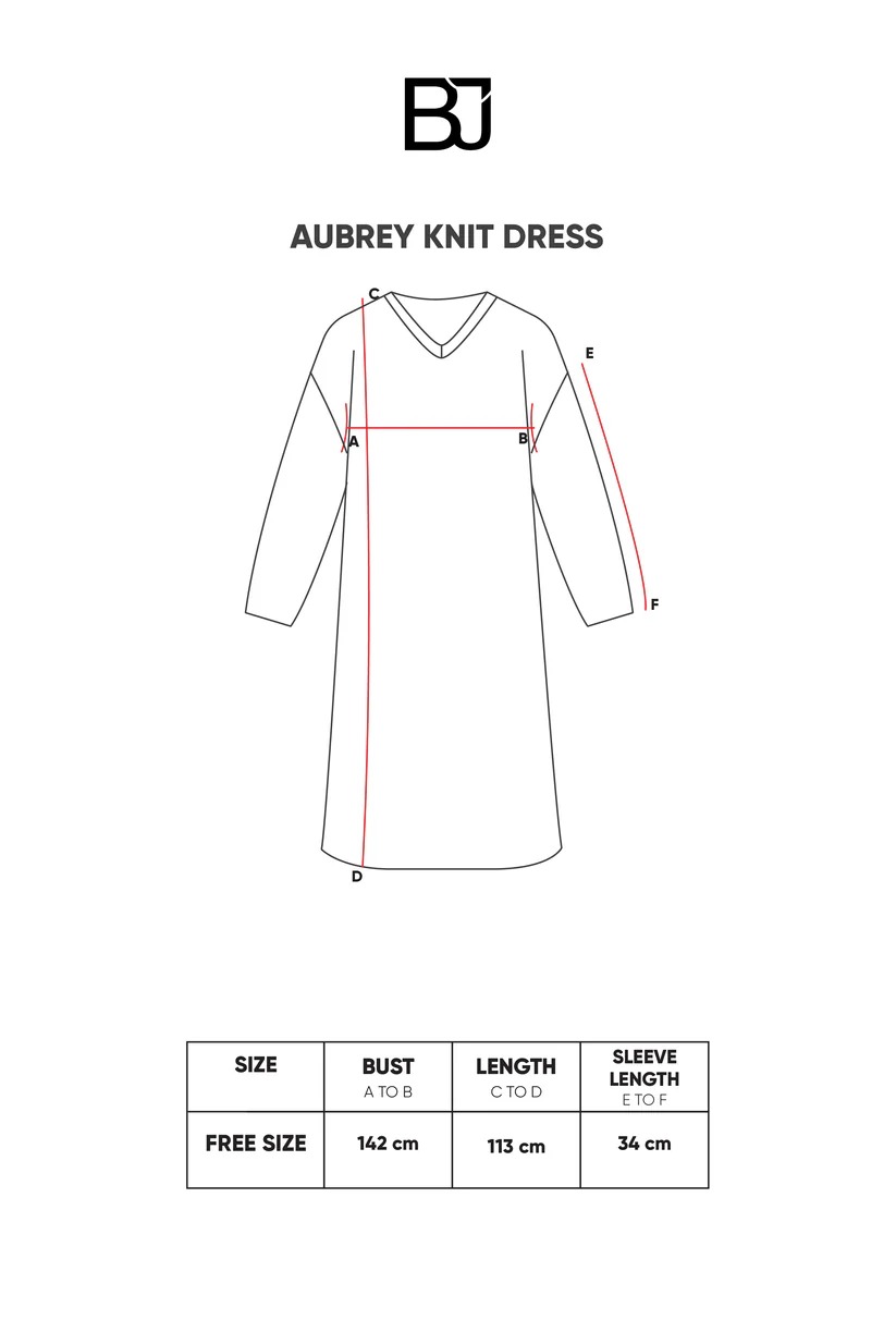 AUBREY KNIT DRESS - BENANG JARUM