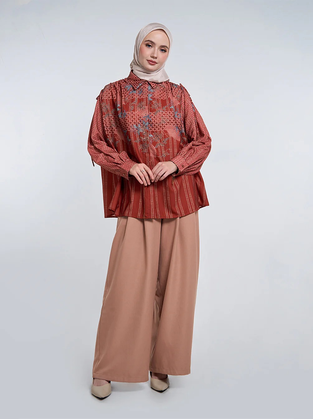 PUSPA DRAWSTRING SHOULDER TOP - KAMI