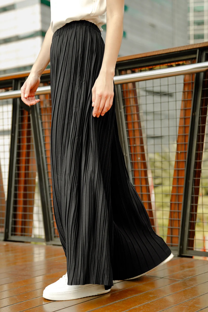 ORION PLEATED PANTS - BENANG JARUM