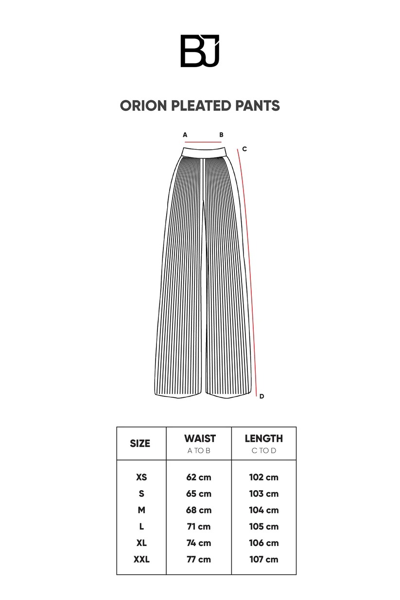 ORION PLEATED PANTS - BENANG JARUM