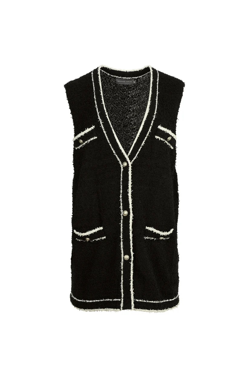 NORA VEST KNIT - BENANG JARUM