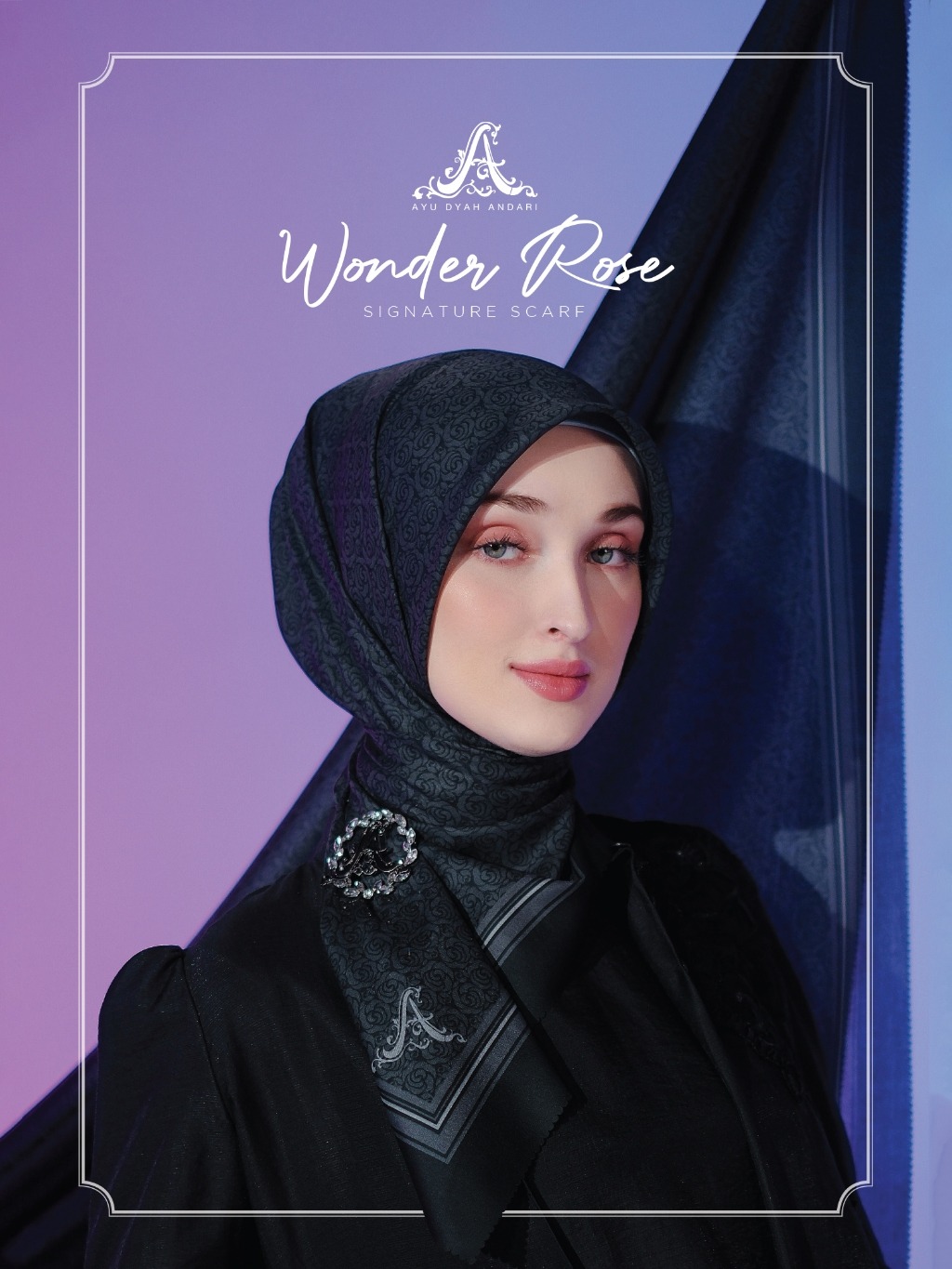 WONDER ROSE SCARF - AYU DYAH ANDARI
