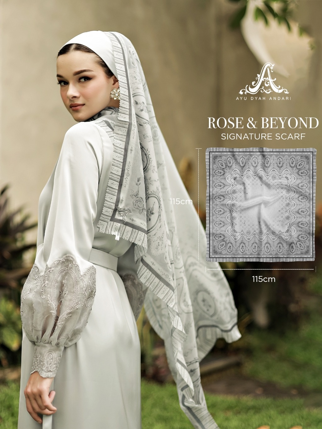 ROSE AND BEYOND SCARF - AYU DYAH ANDARI