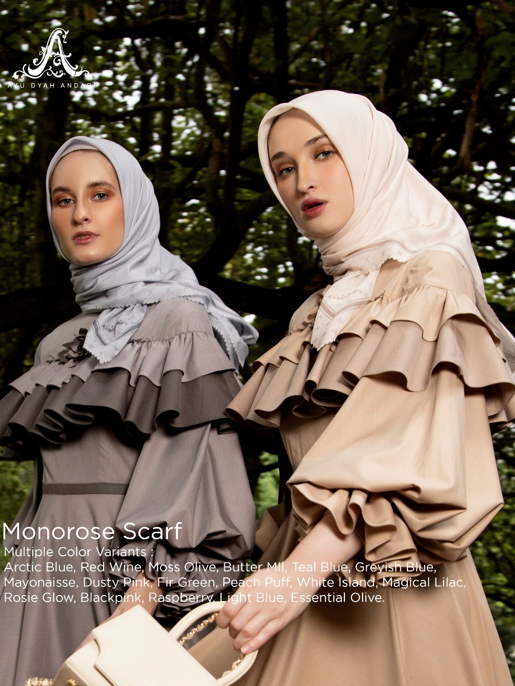 MONOROSE SCARF - AYU DYAH ANDARI