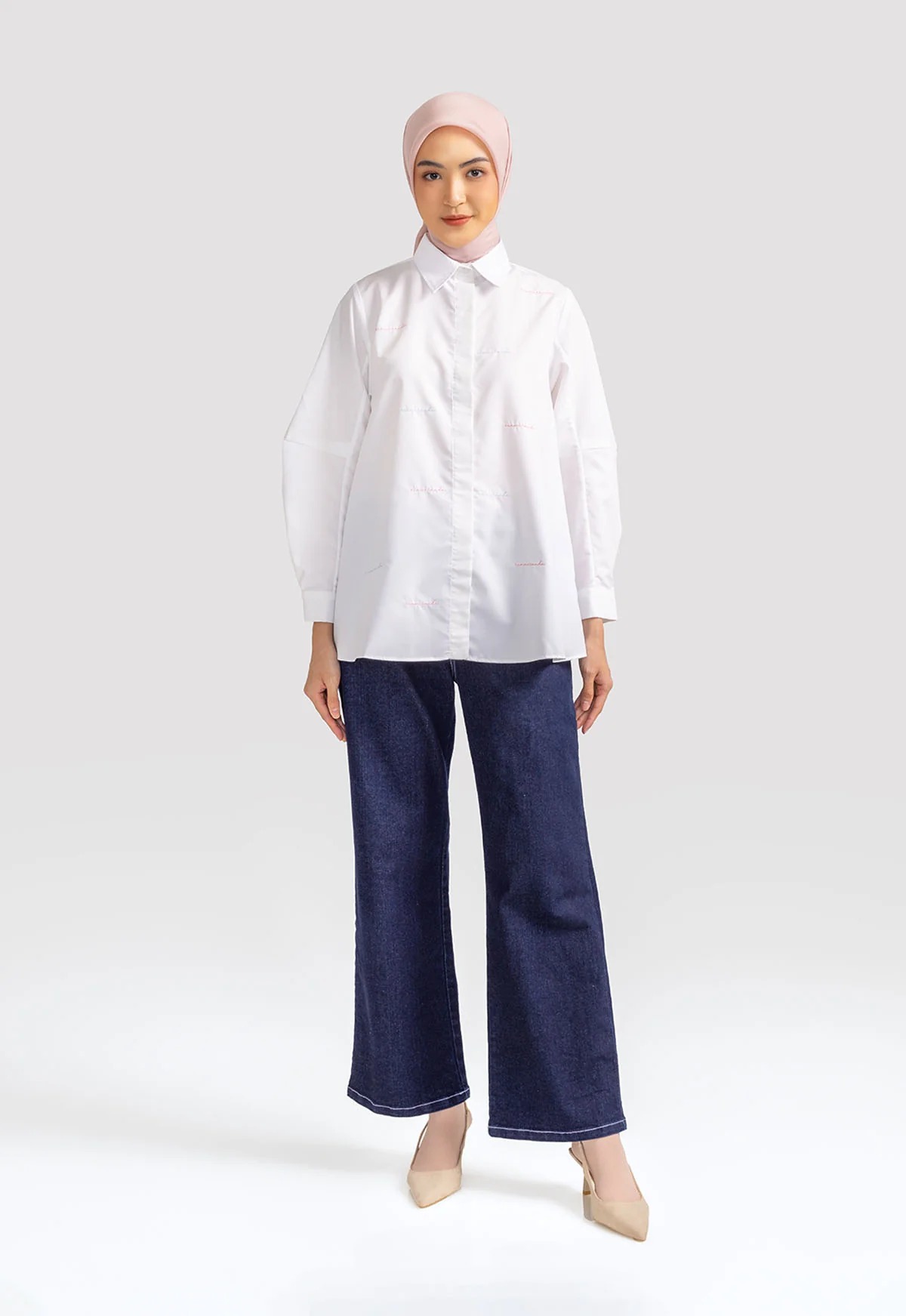 SANAYA SHIRT WHITE - RIA MIRANDA