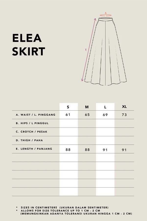 ELEA A-LINE SKIRT BLACK - KAMI