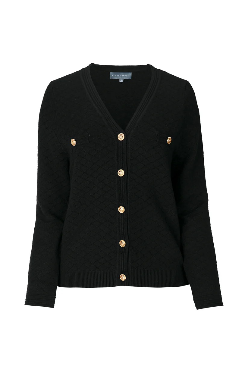 RAVEN V NECK SWEATER - BENANG JARUM
