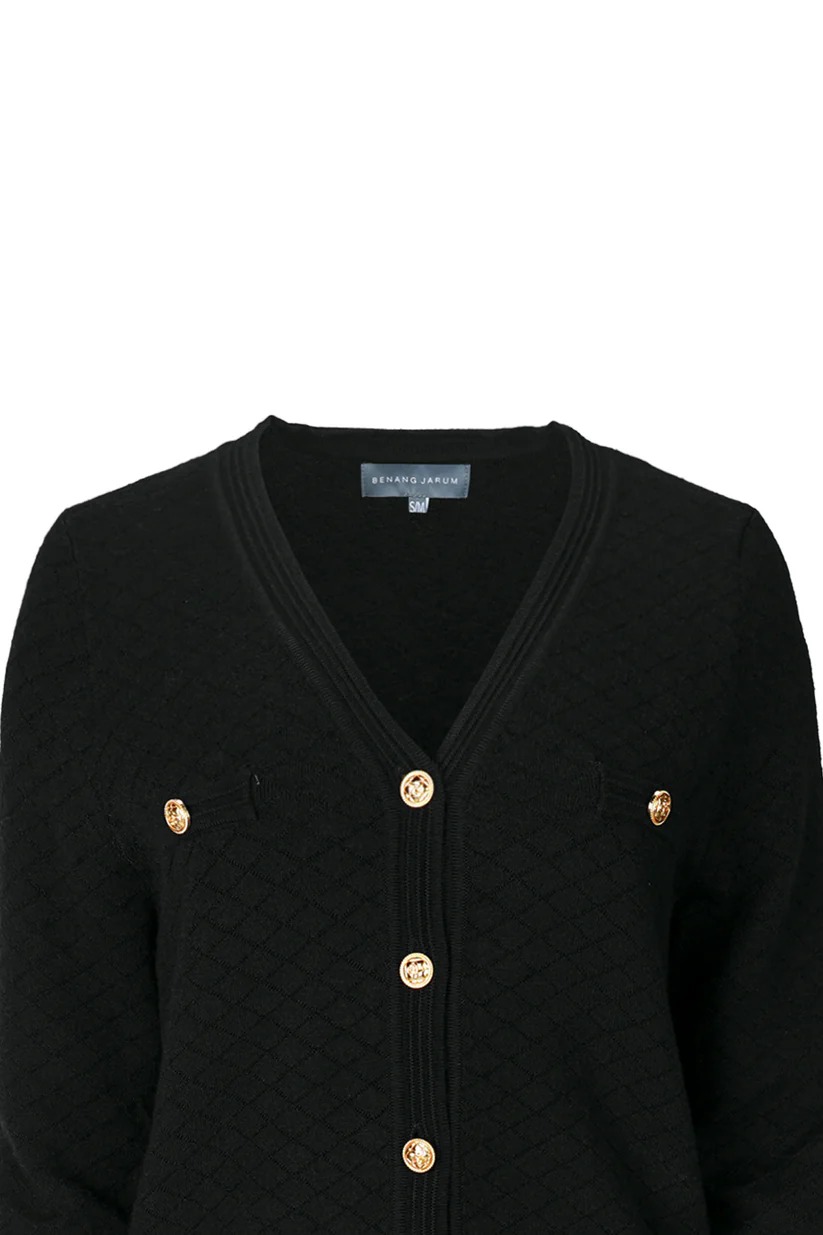 RAVEN V NECK SWEATER - BENANG JARUM