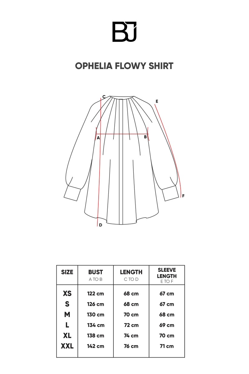 OPHELIA FLOWY SHIRT - BENANG JARUM