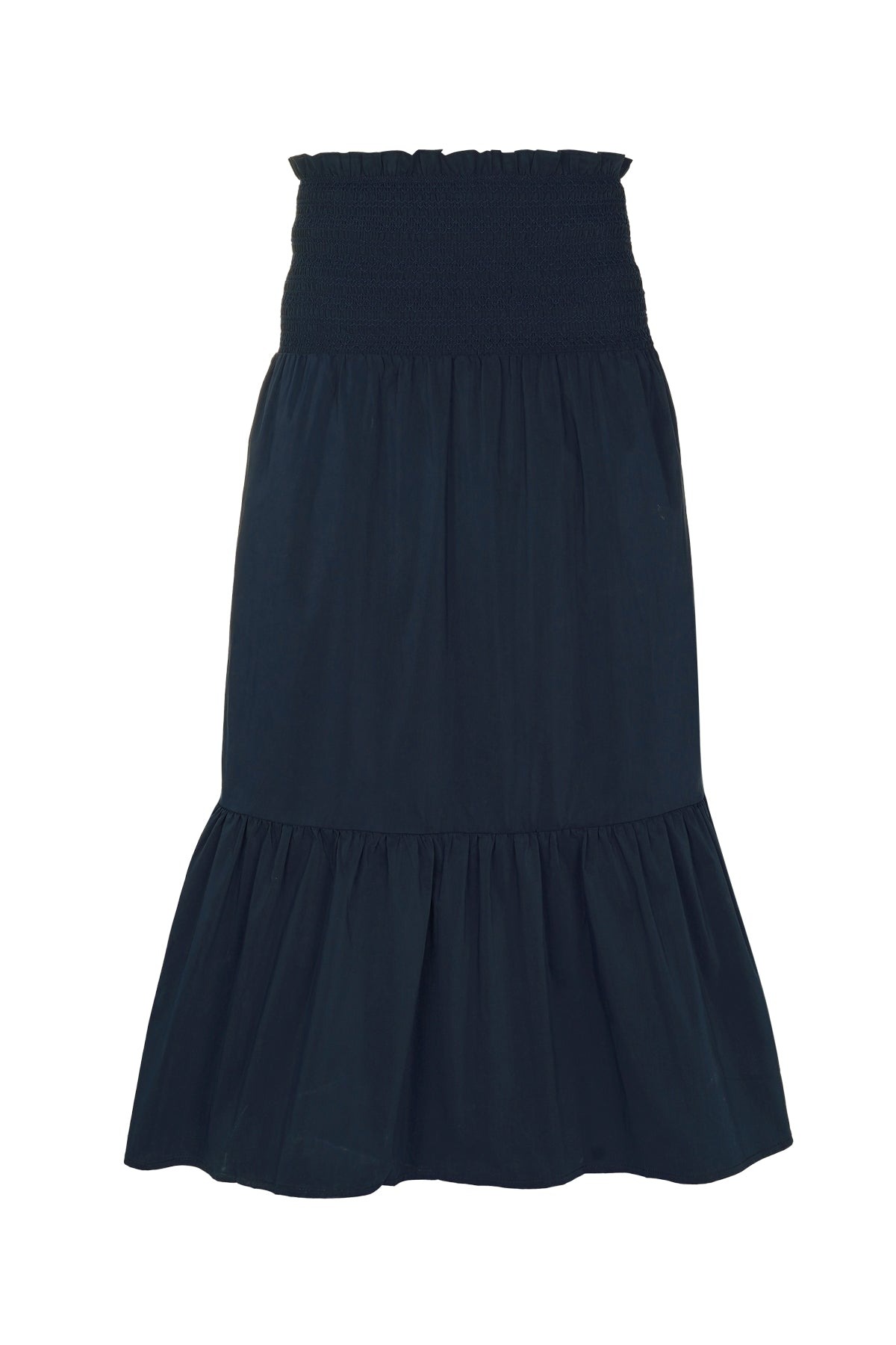 ESTELLE SMOCK SKIRT NAVY - BENANG JARUM