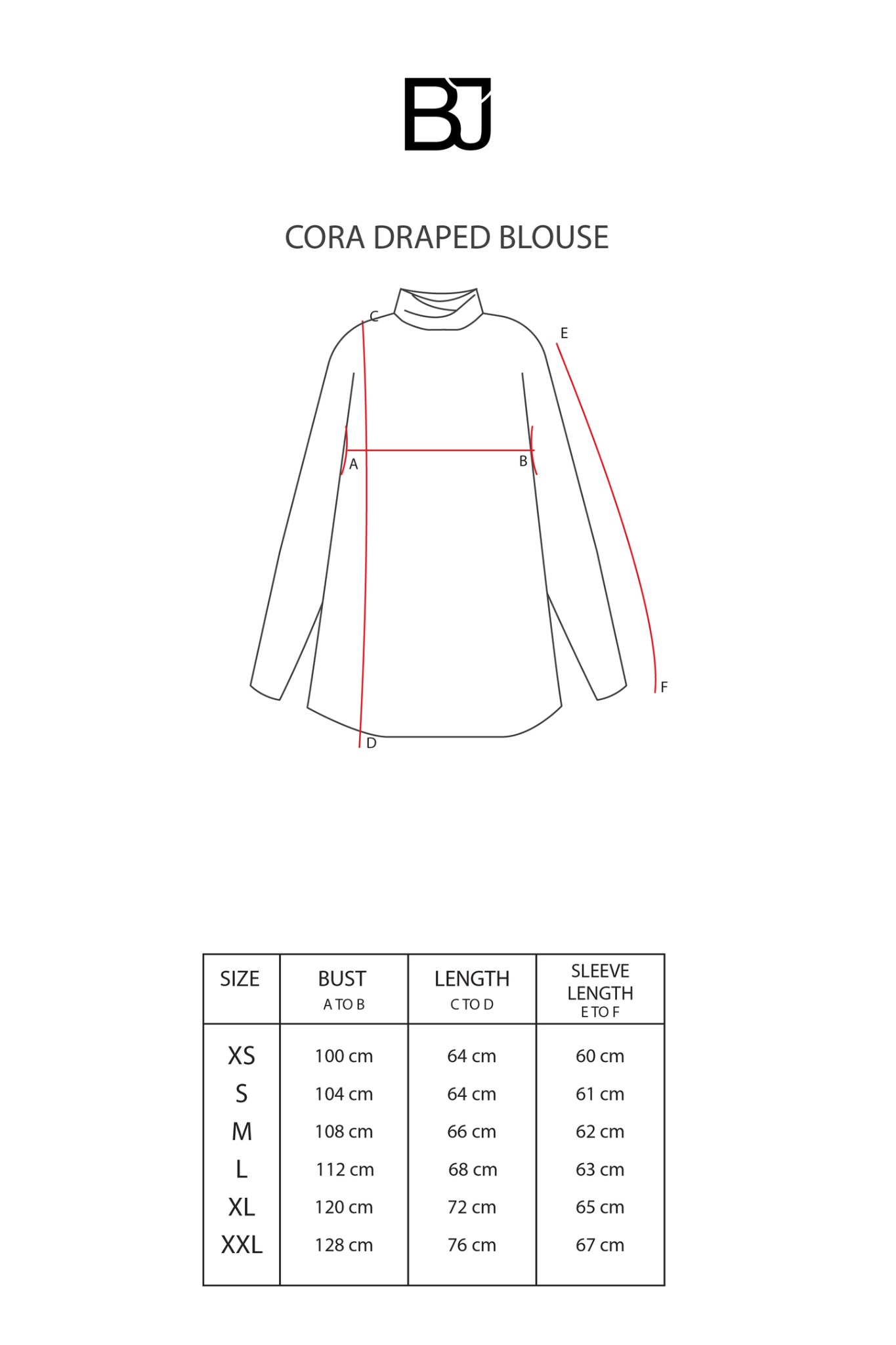 CORA DRAPED BLOUSE - BENANG JARUM