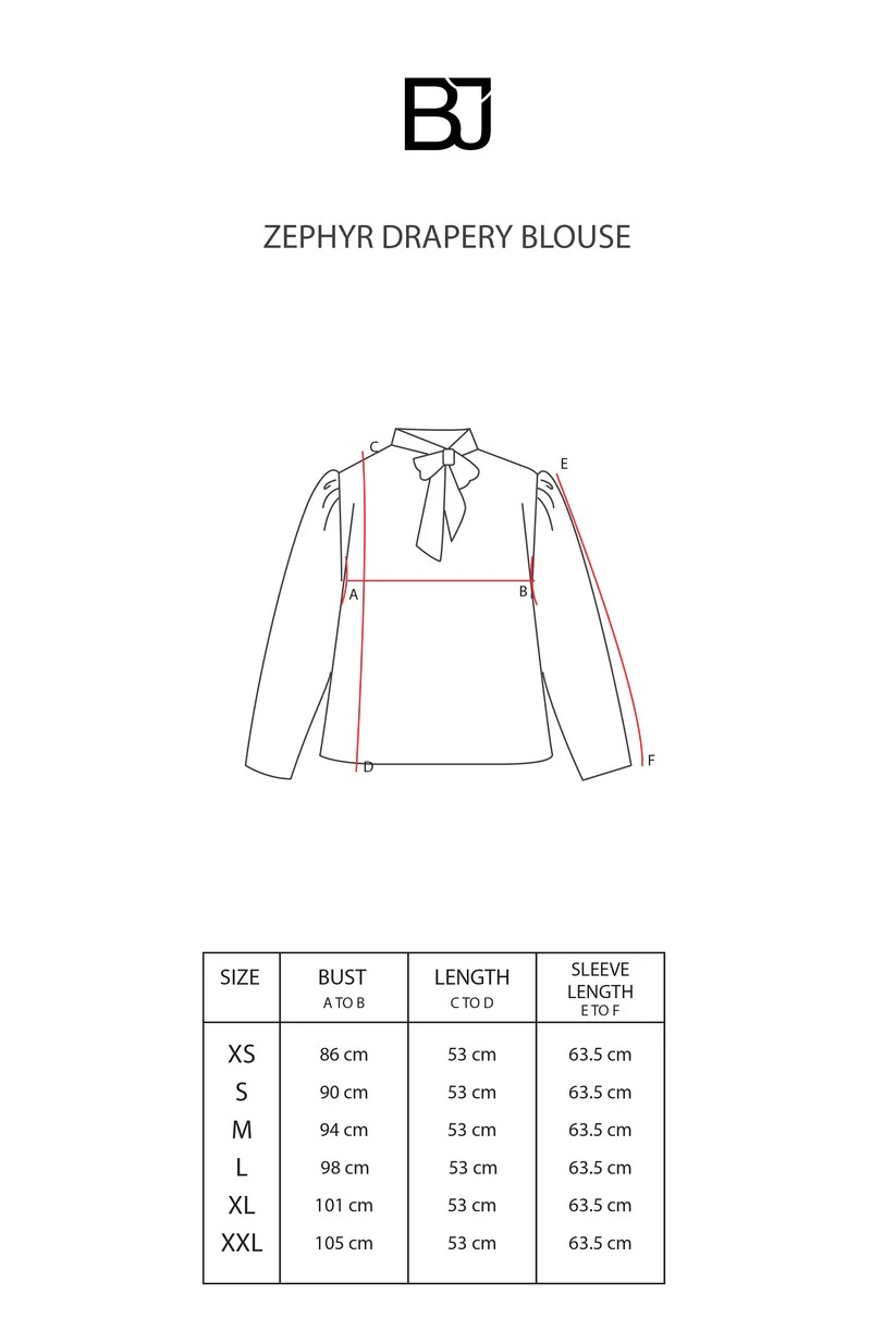 ZEPHYR DRAPERY BLOUSE - BENANG JARUM