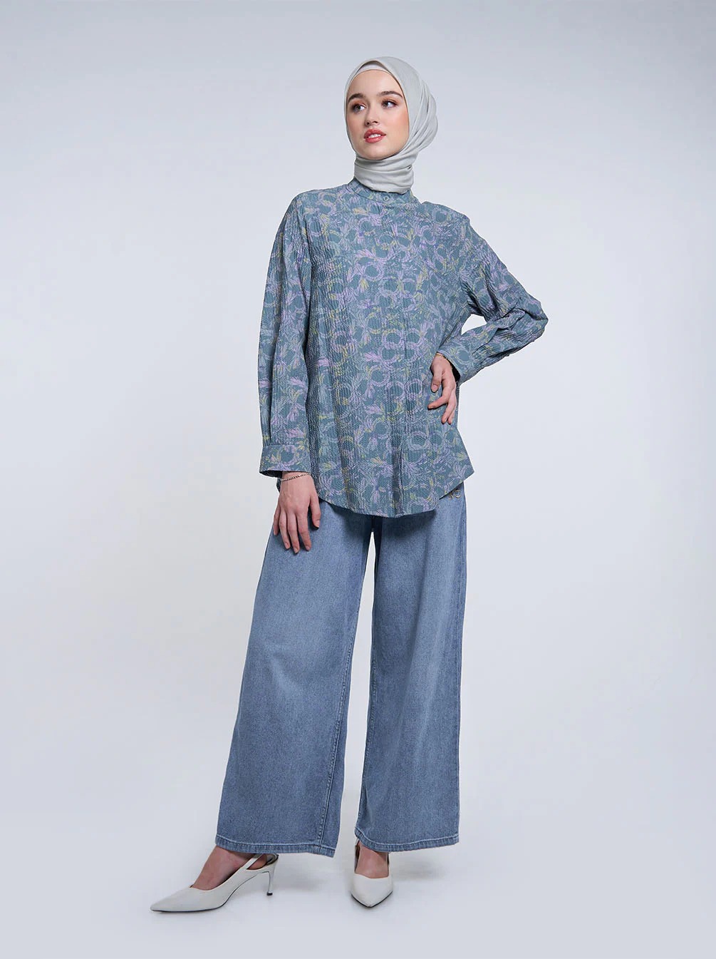 NERA REGULAR TOP GREY - KAMI