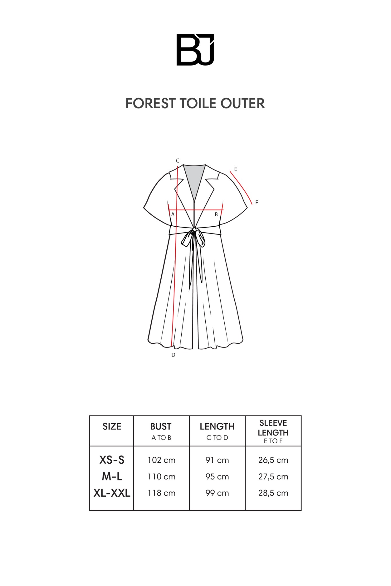 FOREST TOILE OUTER WHITE - BENANG JARUM