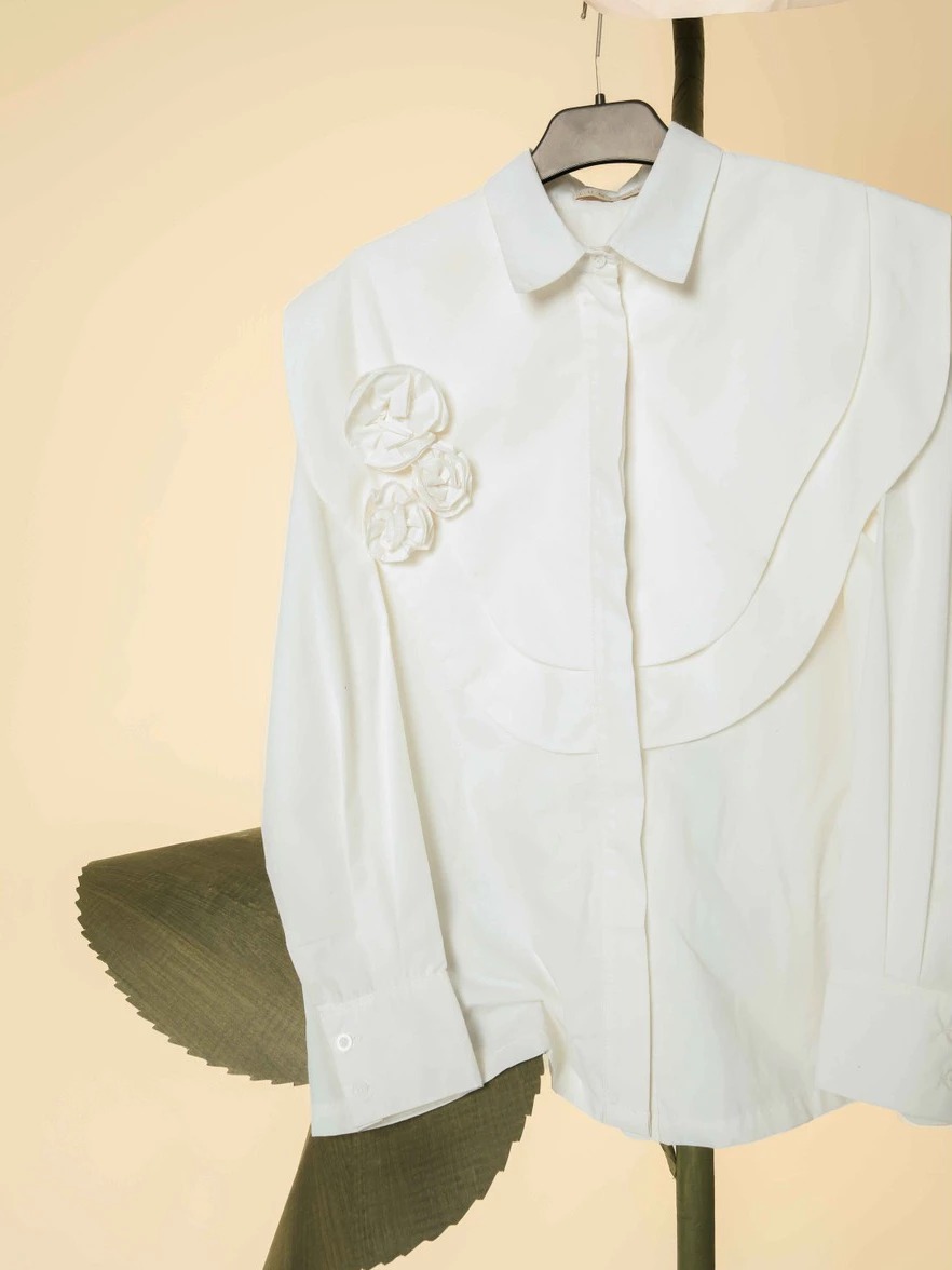 FRESSIA IVORY SHIRT - LUMIERE 