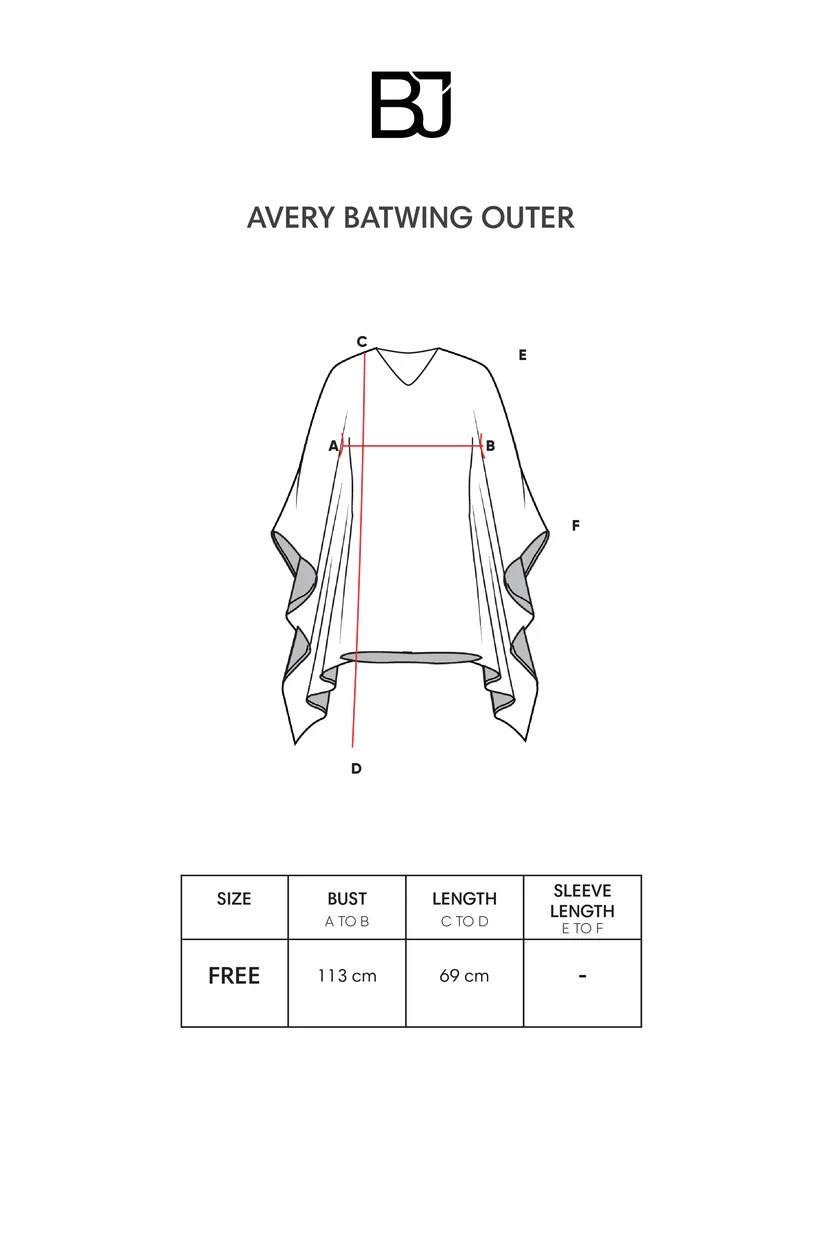 AVERY BATWING OUTER - BENANG JARUM