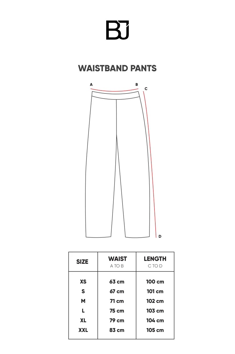 WAISTBAND PANTS - BENANG JARUM