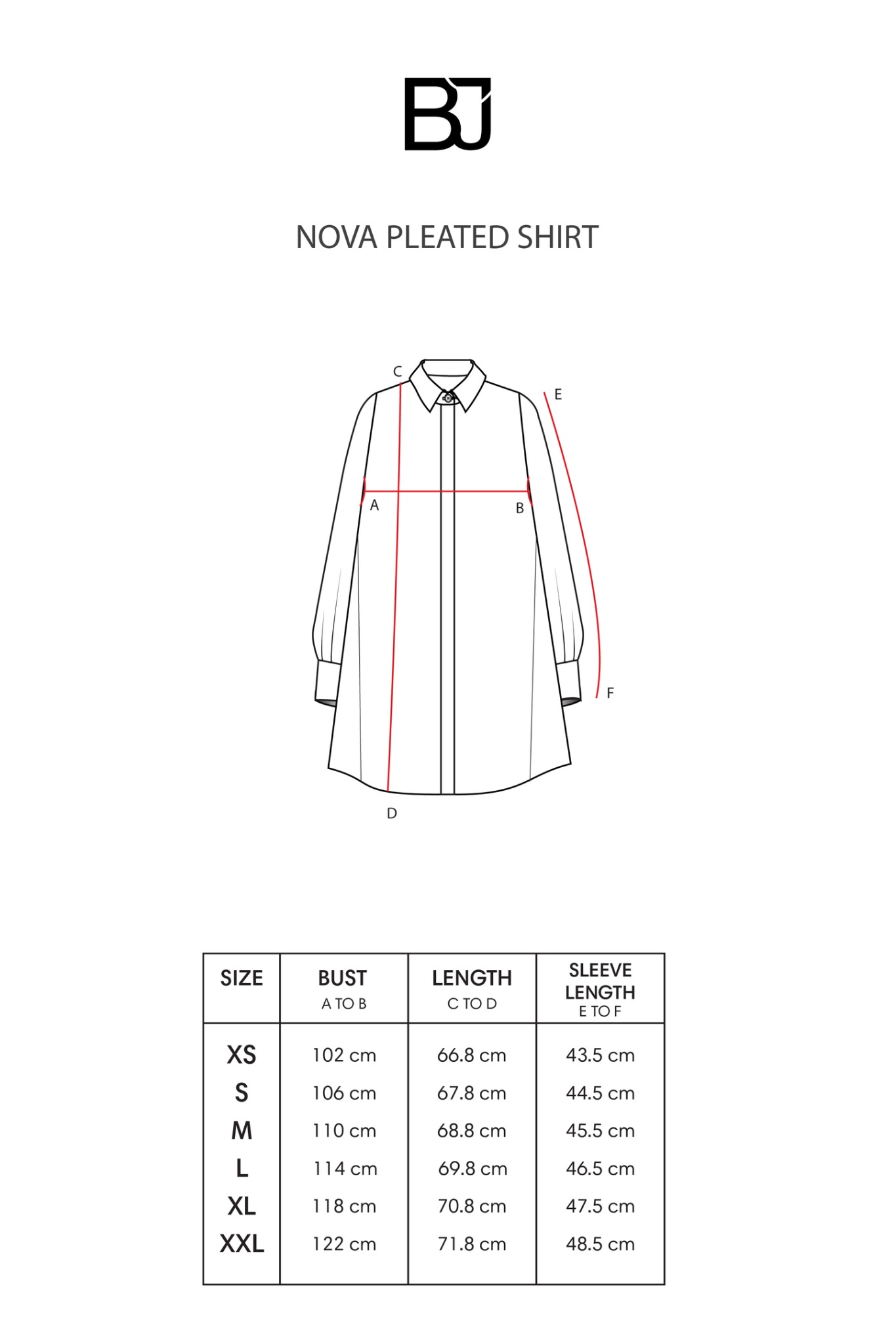NOVA PLEATED SHIRT WHITE - BENANG JATRUM