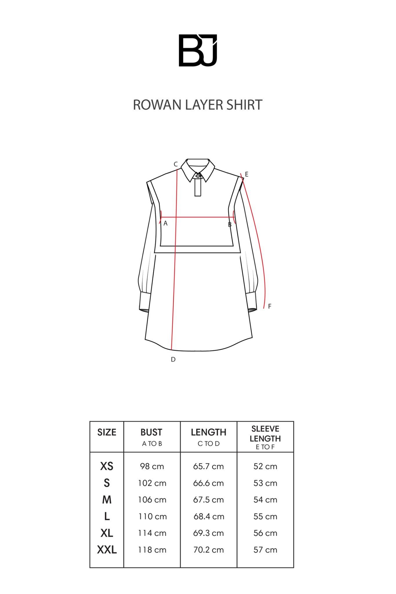 ROWAN LAYER SHIRT WHITE - BENANG JARUM