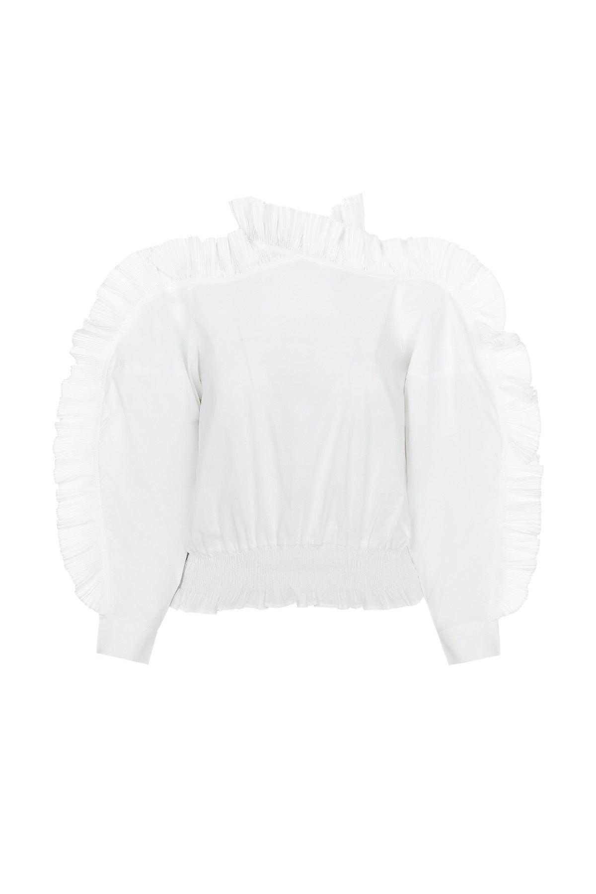 SUMMER RUFFLED BLOUSE - BENANG JARUM