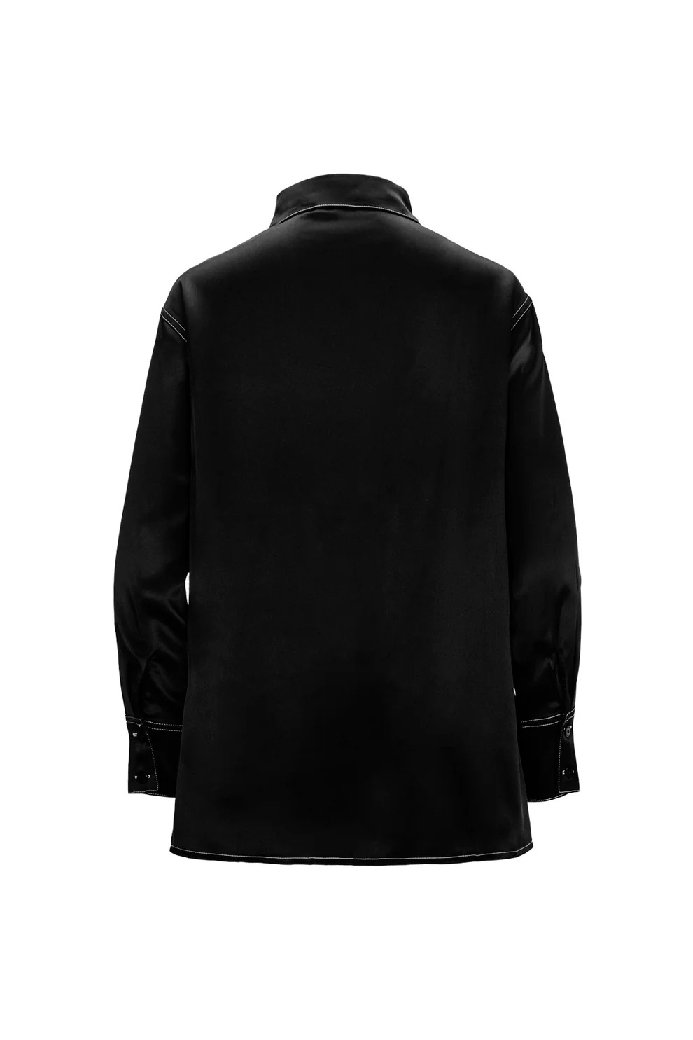 KIARA SHIRT BLACK - BENANG JARUM