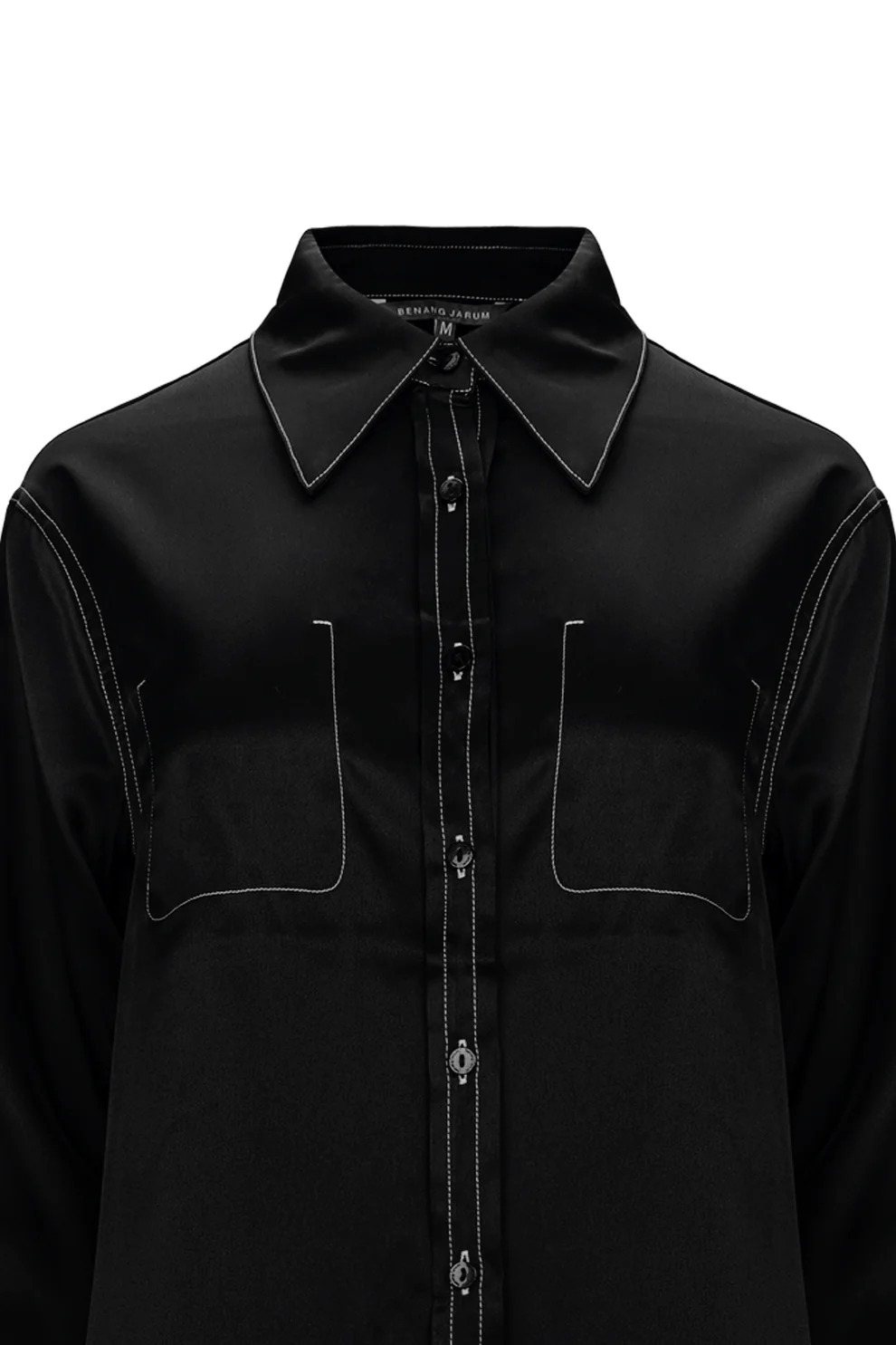 KIARA SHIRT BLACK - BENANG JARUM