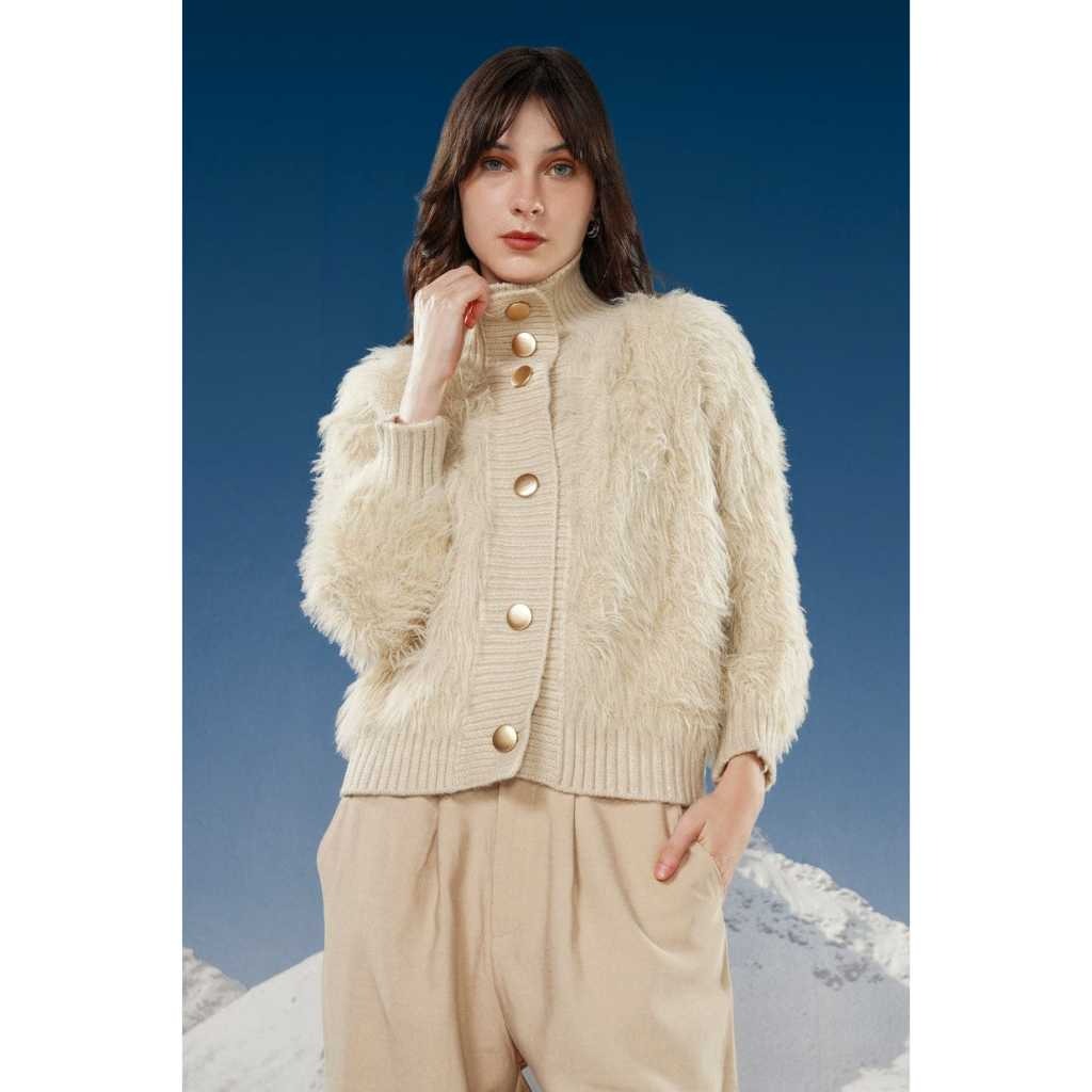 POPPY HIGH NECK OUTER - BENANG JARUM