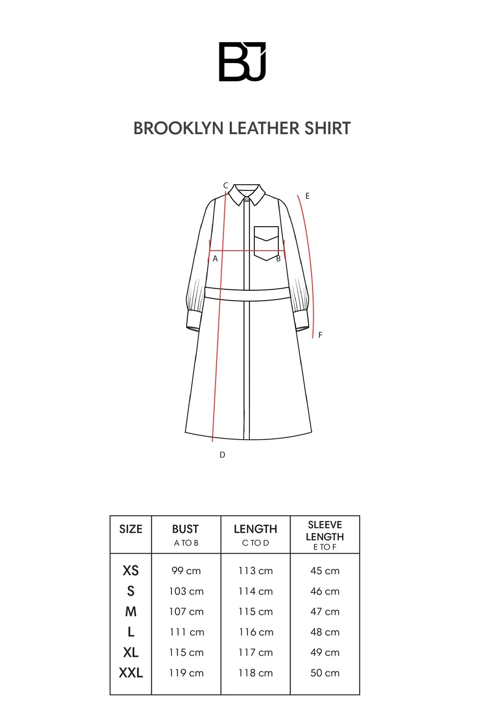 BROOKLYN LEATHER SHIRT - BENANG JARUM