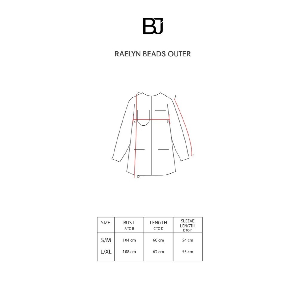 RAELYN BEADS OUTER - BENANG JARUM