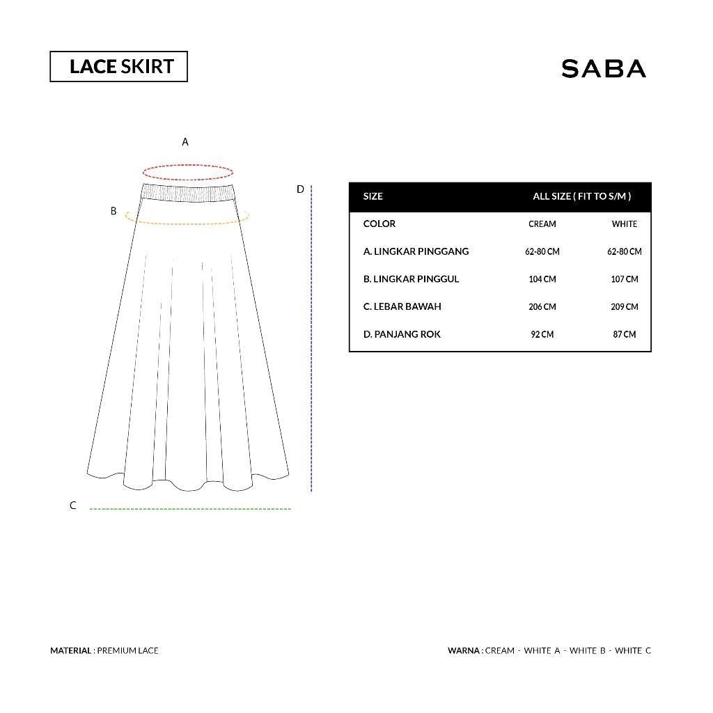 LACE SKIRT - SABAMODEST