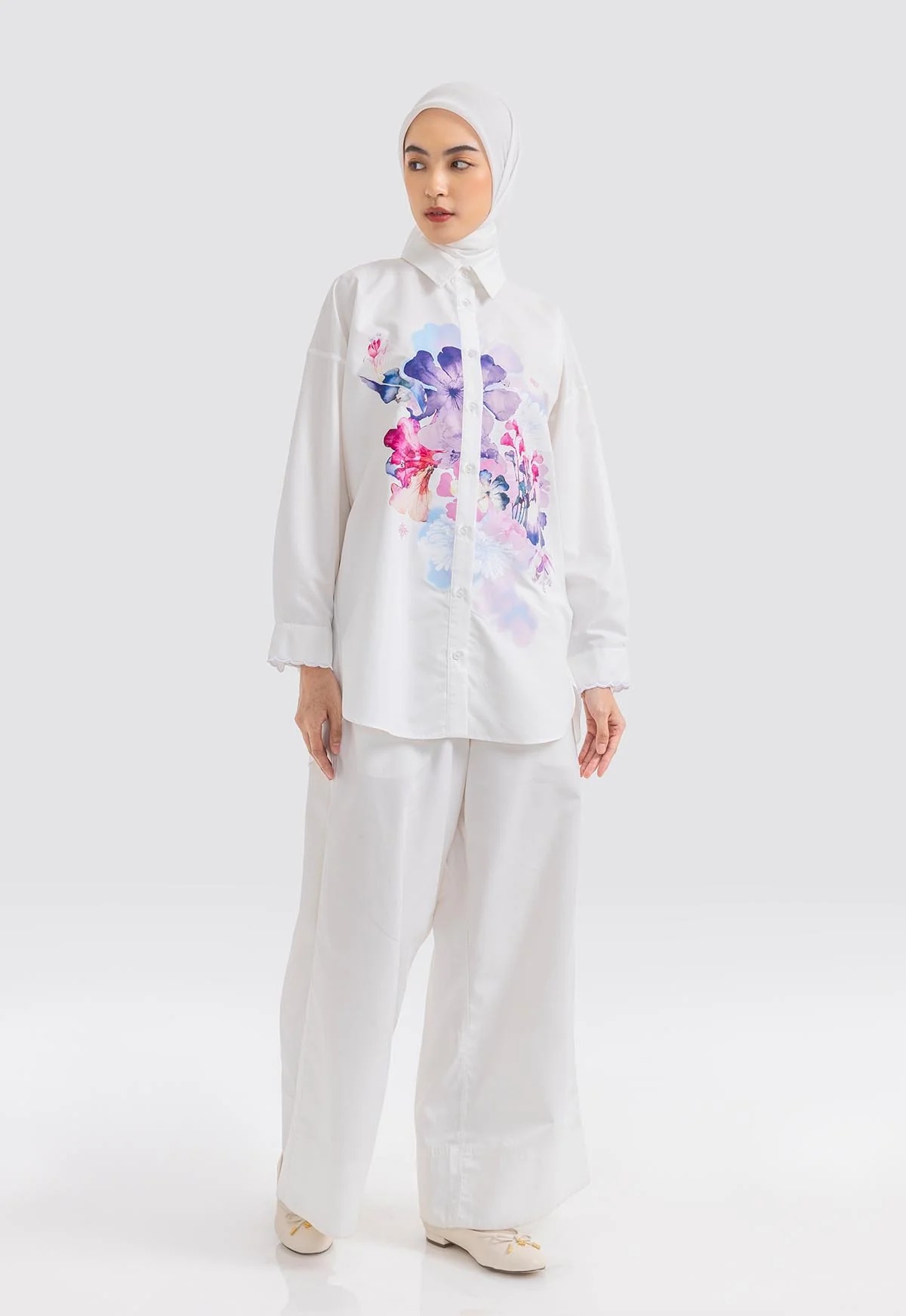 HAZEL SHIRT OFF WHITE - RIA MIRANDA