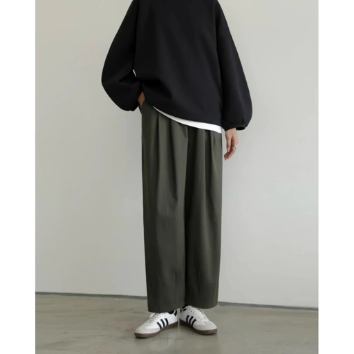 Image of BAGGY CHINOS BEIGE - SABAMODEST