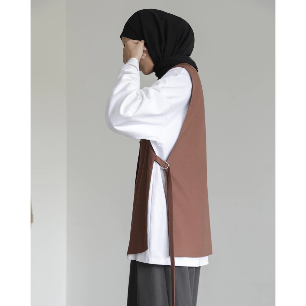 SPLIT VEST CARAMEL - SABAMODEST