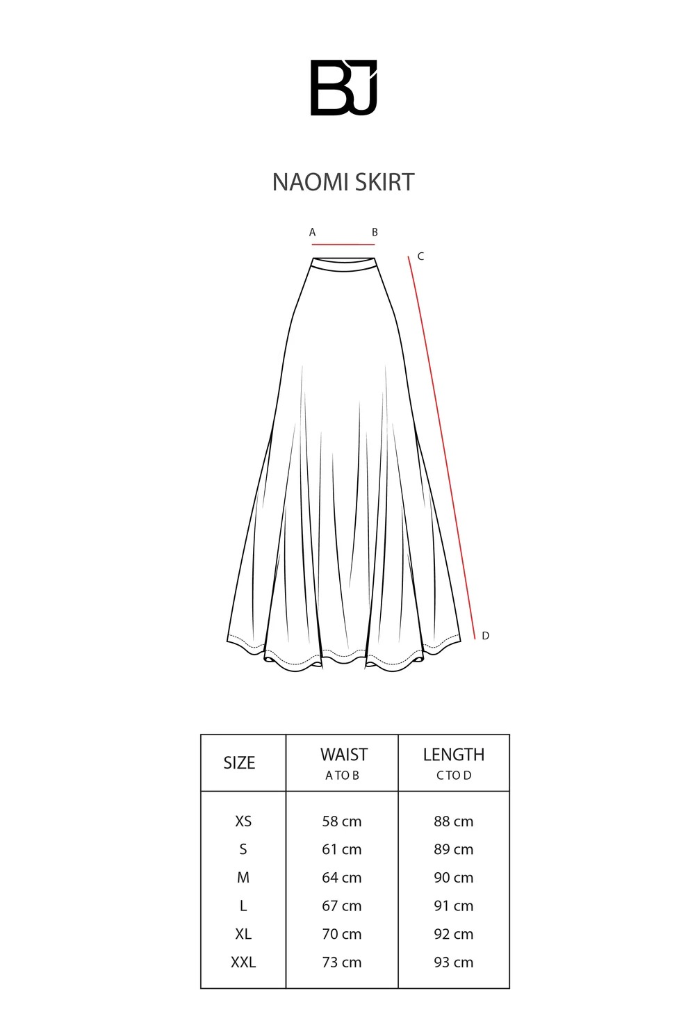 NAOMI SKIRT - BENANG JARUM
