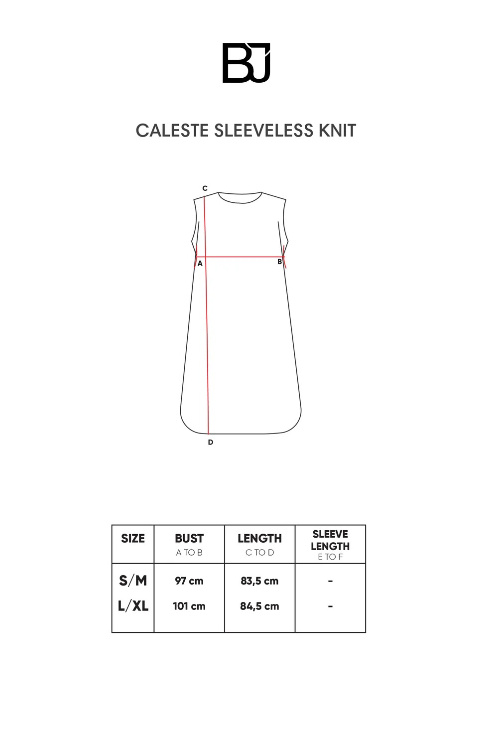 CALESTE SLEEVELESS KNIT RED - BENANG JARUM