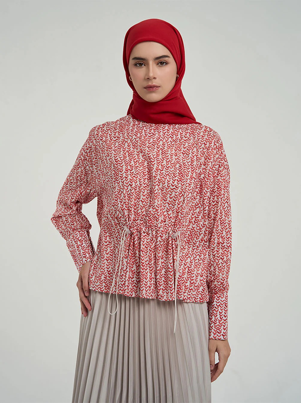 NABELA DRAWSTRING TOP - KAMI