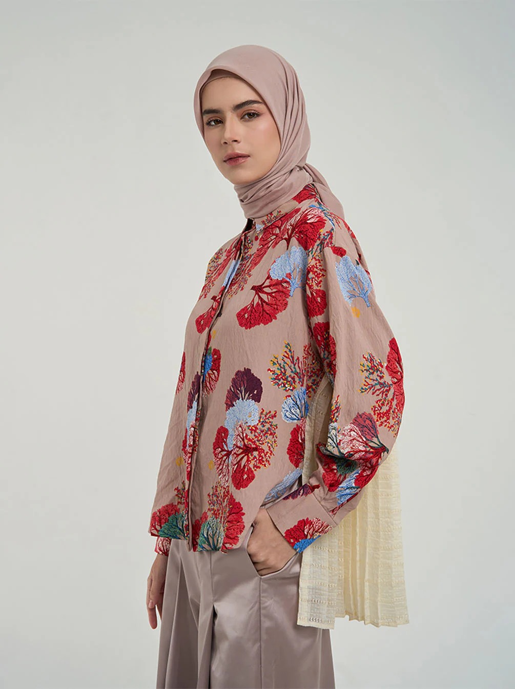 ANAYA PLEATED TOP OAK - KAMI