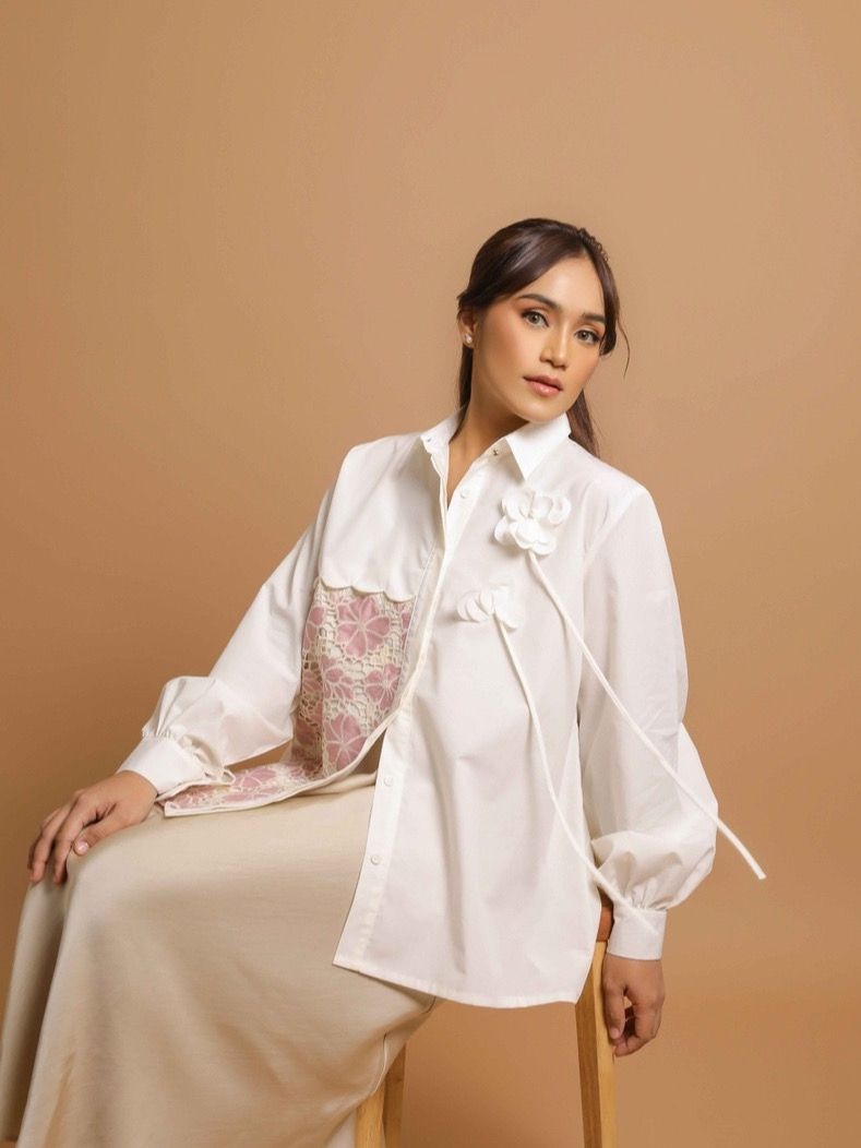 ROSSI LACE TOP - LUMIERE