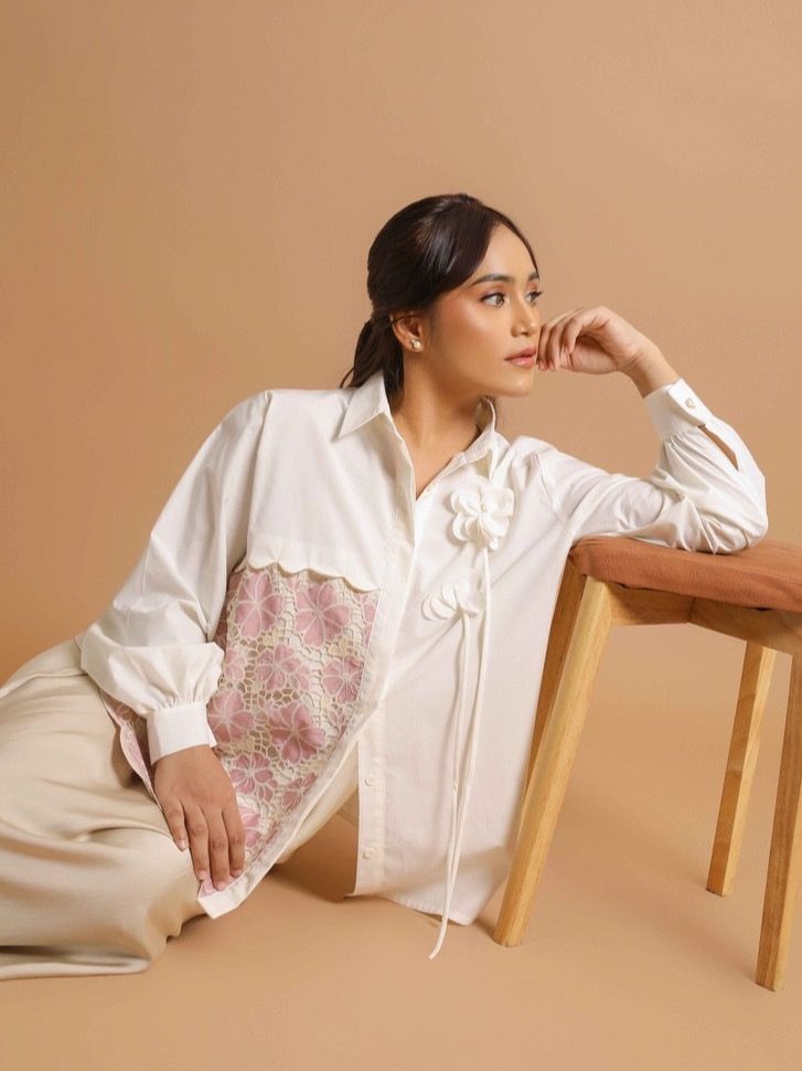 ROSSI LACE TOP - LUMIERE