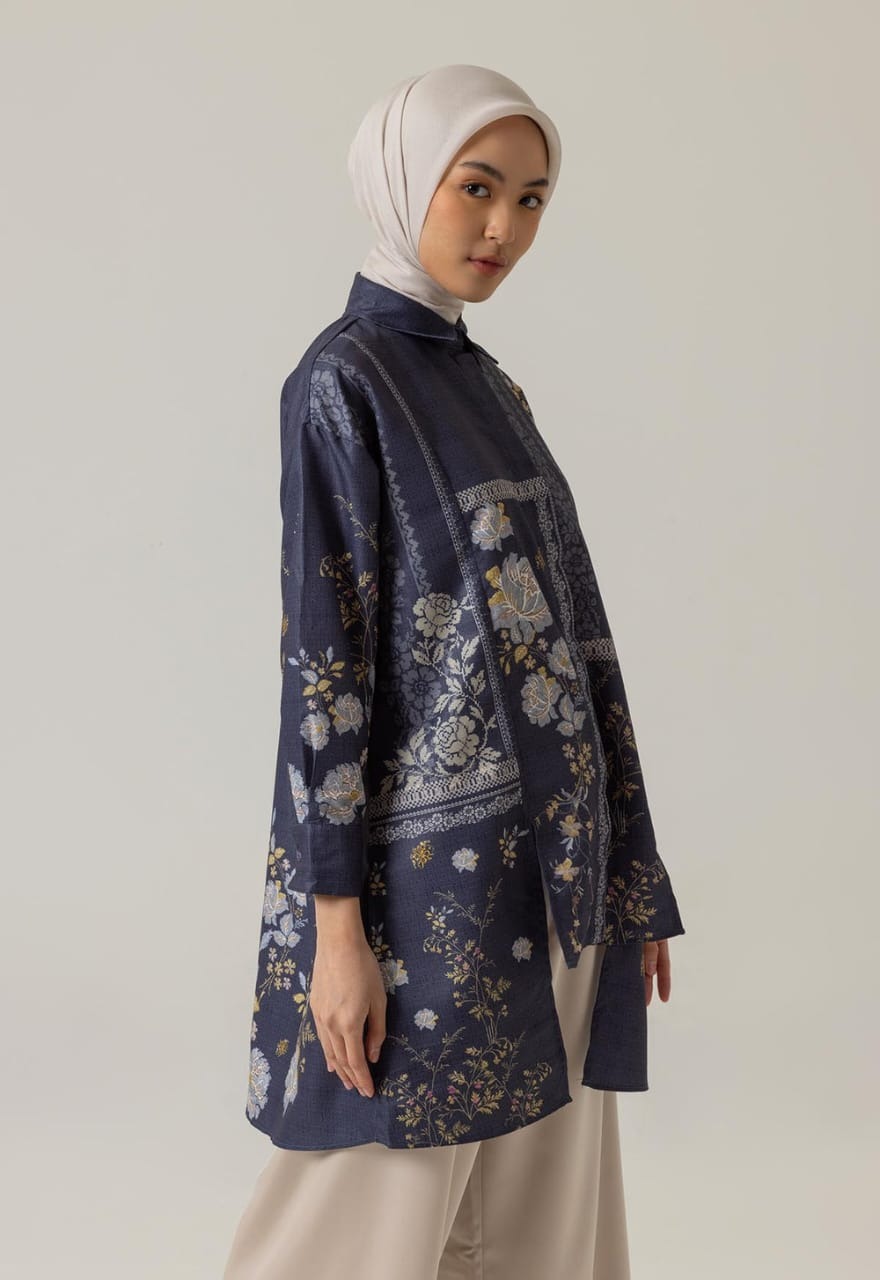 LAIRA TUNIC CHARCOAL - RIA MIRANDA