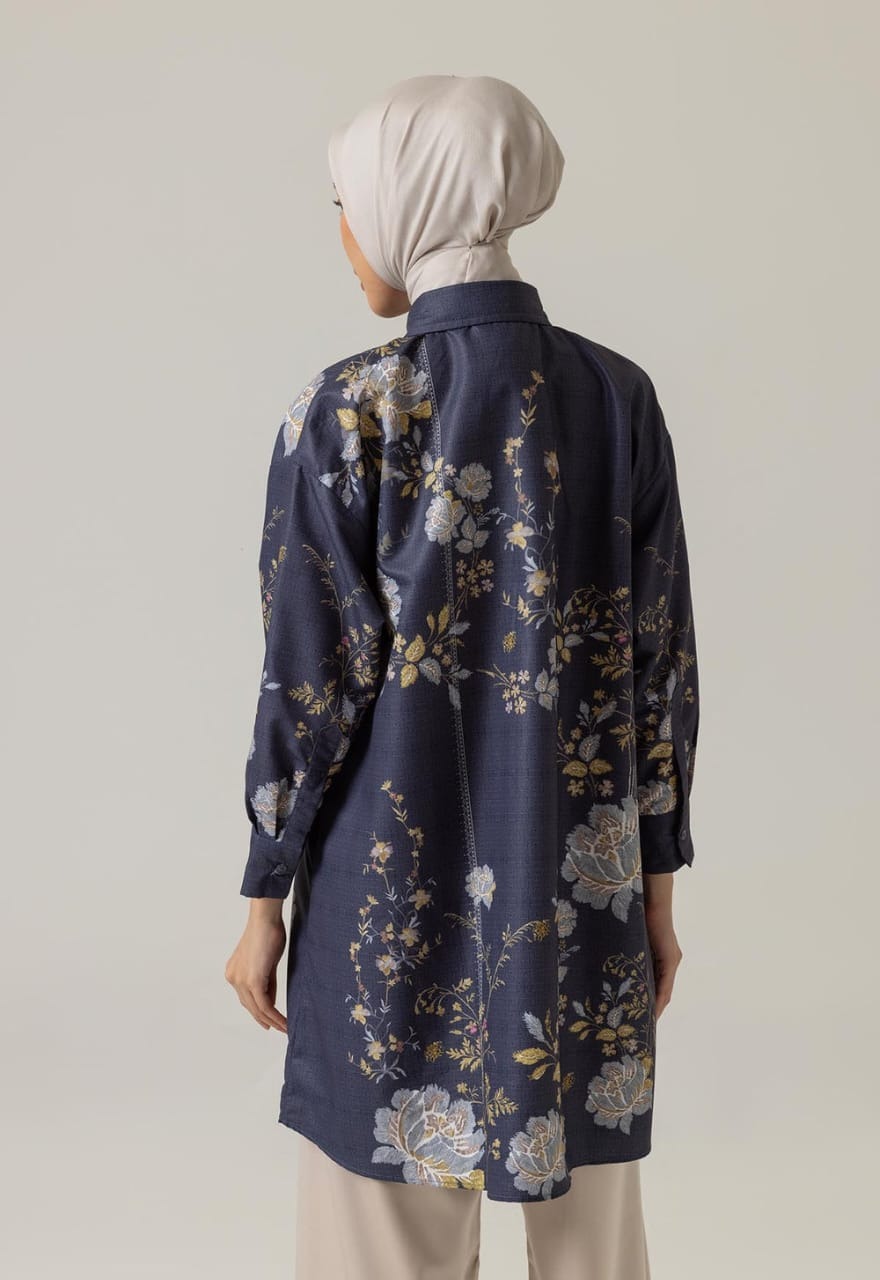 LAIRA TUNIC CHARCOAL - RIA MIRANDA