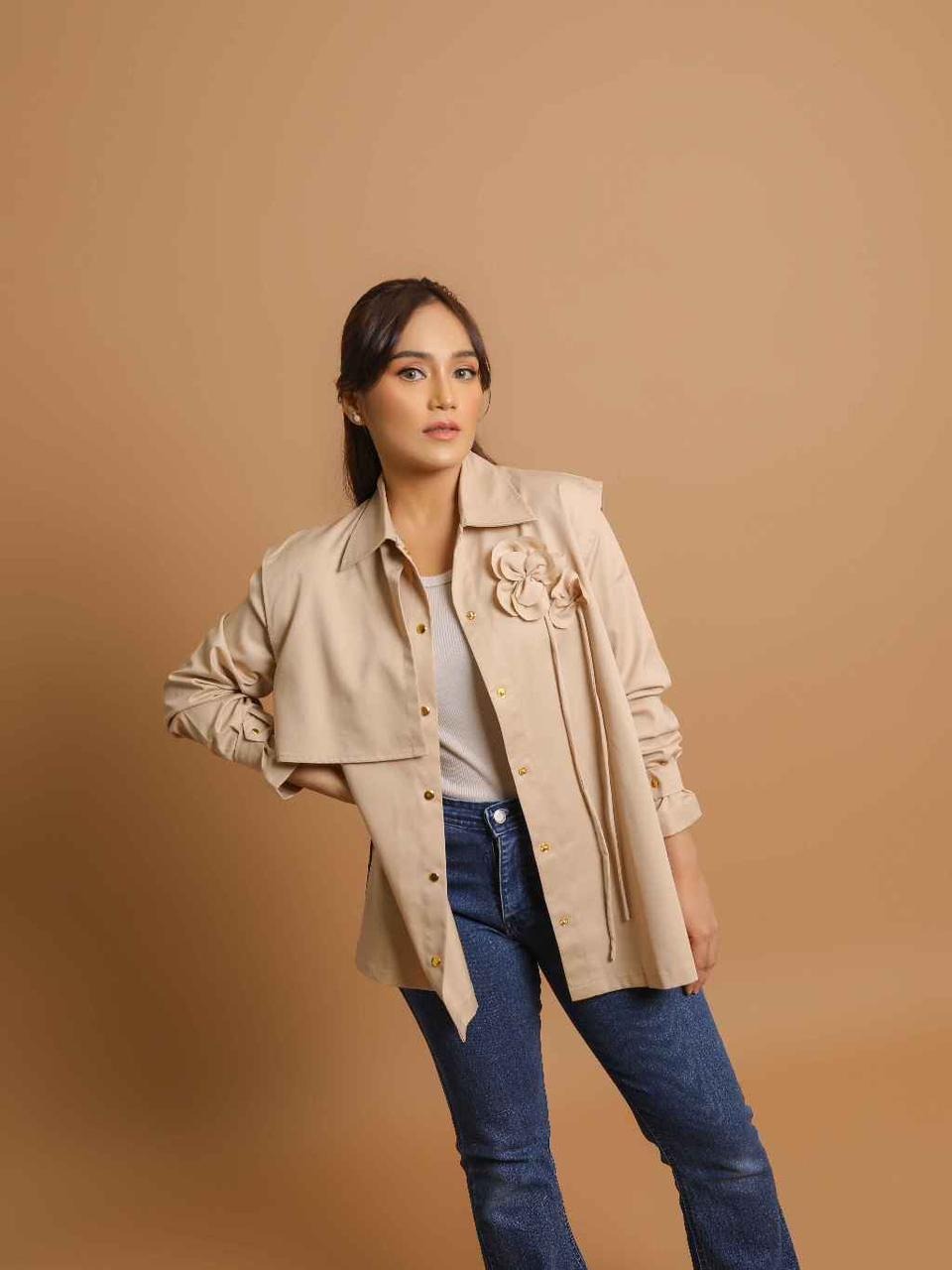 GRETHA TOP CREAM - LUMIERE