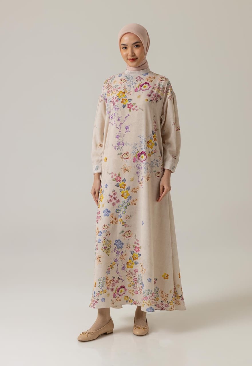 EMMA DRESS CREAM - RIA MIRANDA
