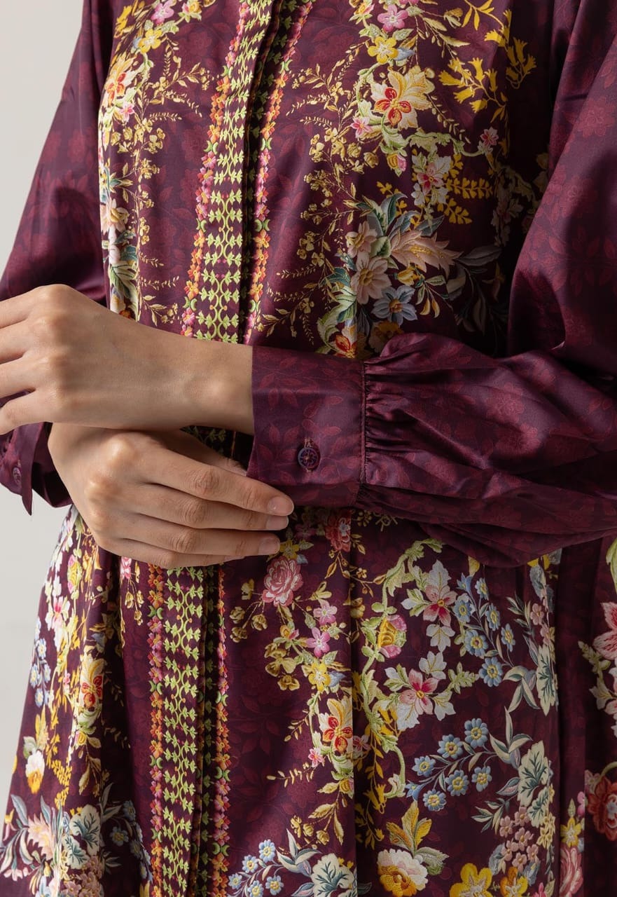 BHUVI TUNIC BURGUNDY - RIA MIRANDA