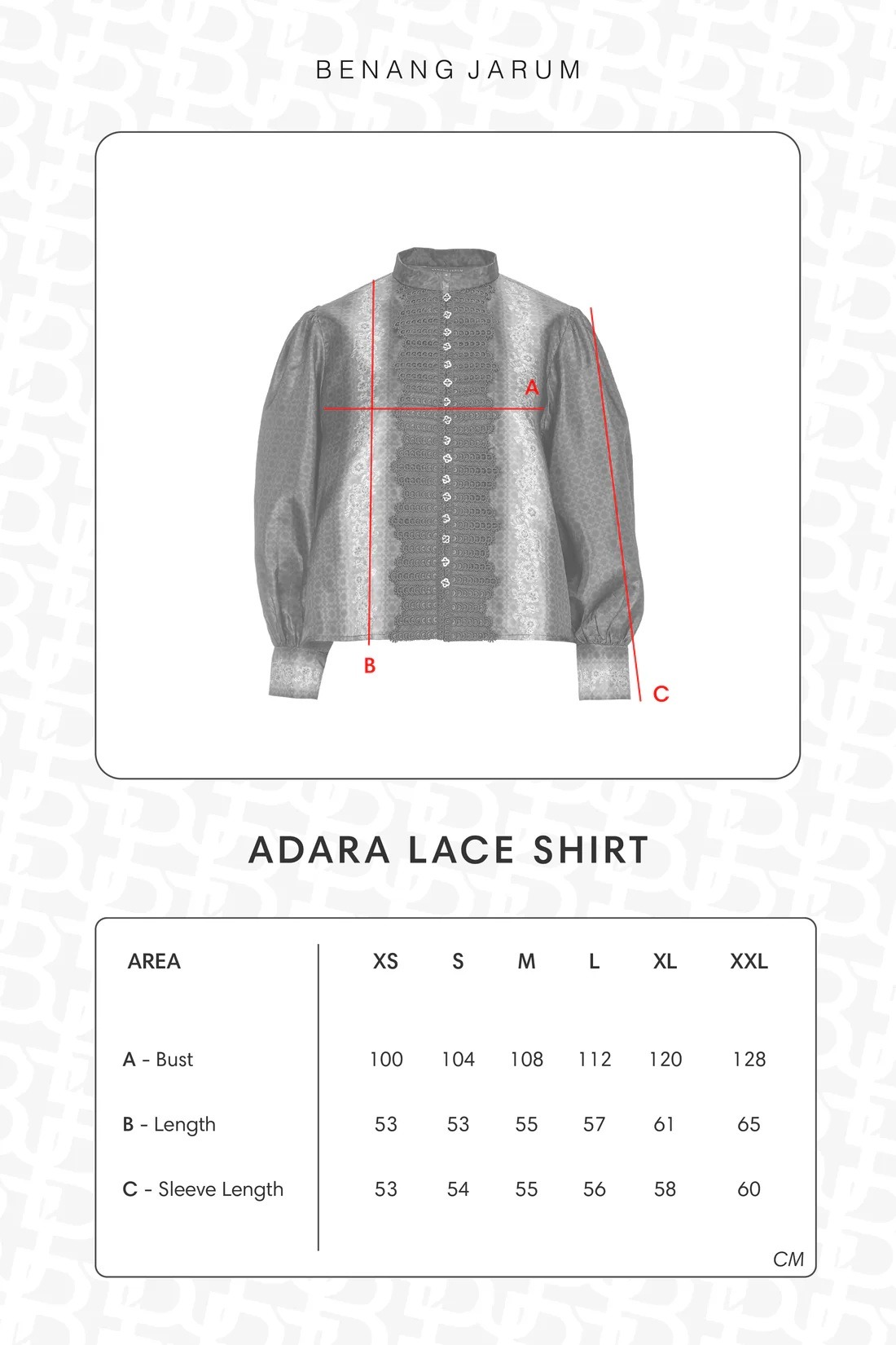 ADARA LACE SHIRT - BENANG JARUM